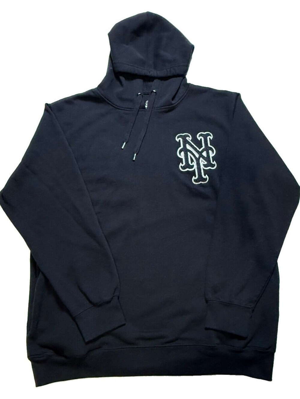 New York Mets MLB Genuine Merchandise Black Pullover Hoodie Men's XL